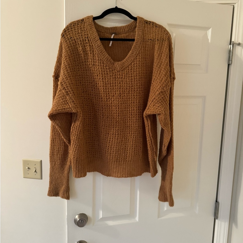Free people knit sweater, large
